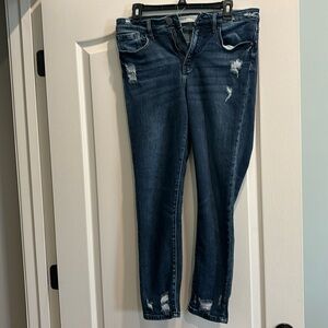 BKE Stella high rise slim ankle skinny.